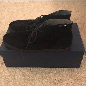 Cole Haan Chukka boot in black suede